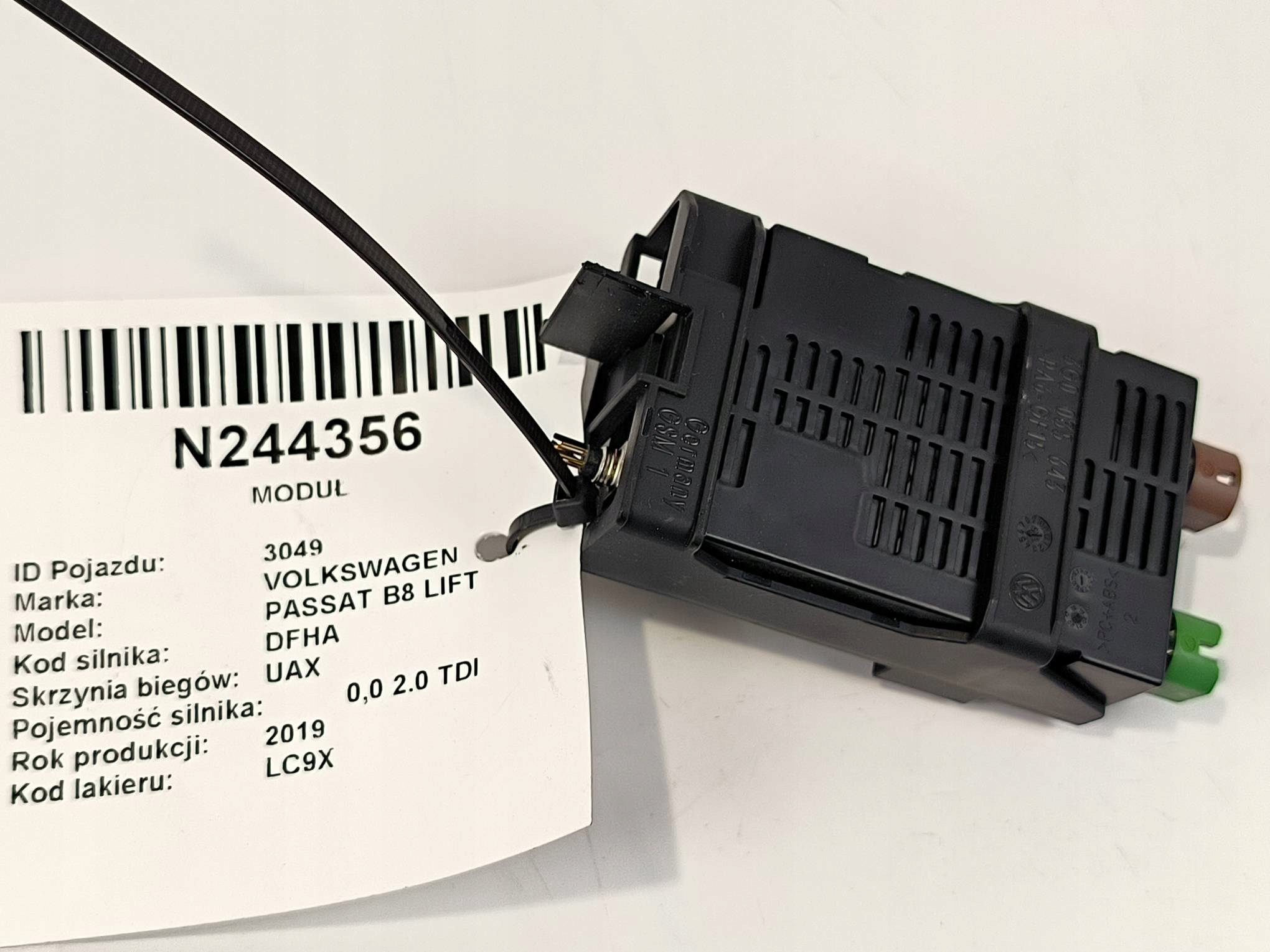 modulo 3G5035953 VOLKSWAGEN PASSAT B8 LIFT