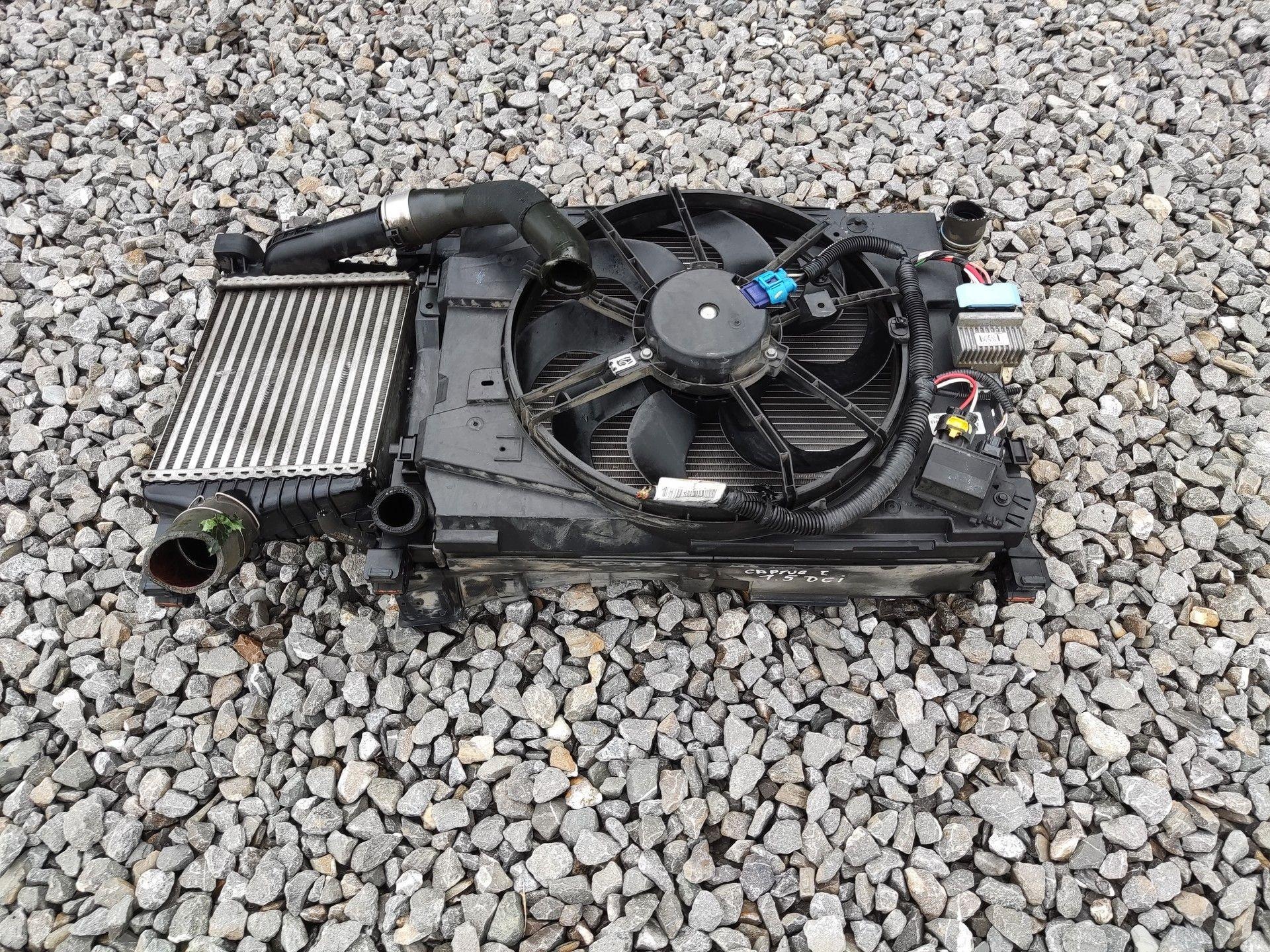 KOMPLET radiatore radiatore VENTOLA RENAULT CAPTUR e 1.5 DCI 2013-2016