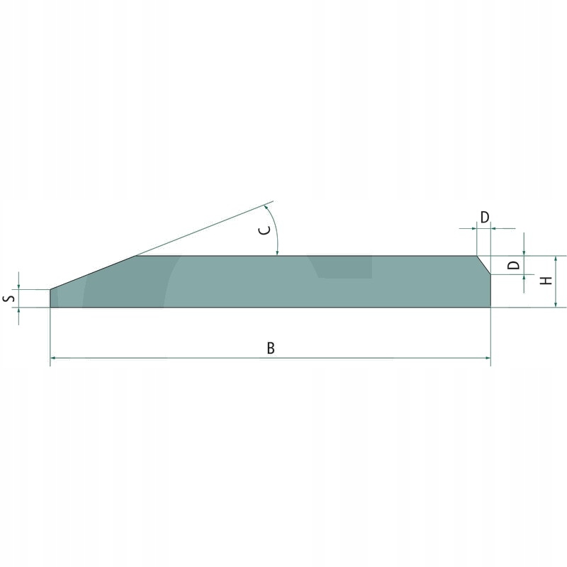 Krawędź szufli ładowacza czołowego 1500mm HB500 Producent części Granit