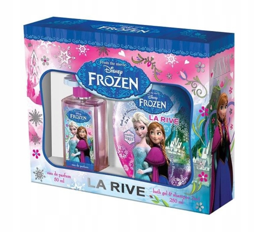 LA RIVE Frozen II Zestaw prezentowy perfumy edp 50ml + żel pod prysznic