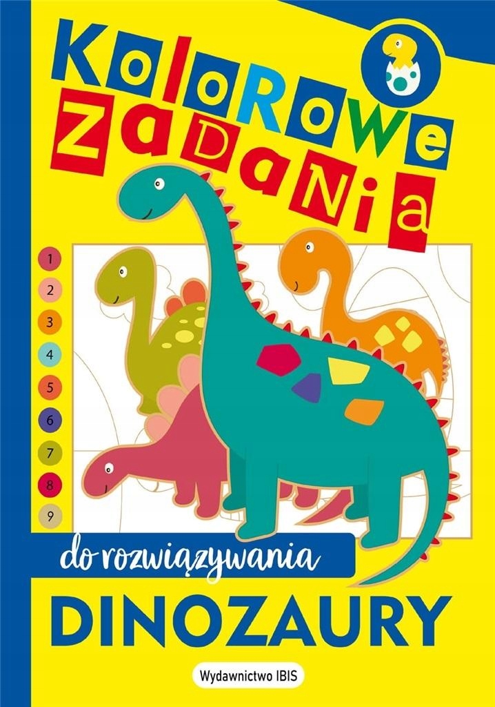 Kolorowe Zadania Do Rozwiązywania. Dinozaury