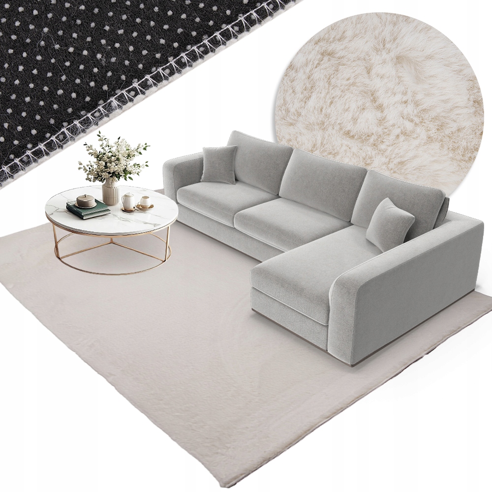 Koberec Do Ložnice Obývacího Pokoje Rabbit 80X140 Měkký, Módní, Protiskluzový