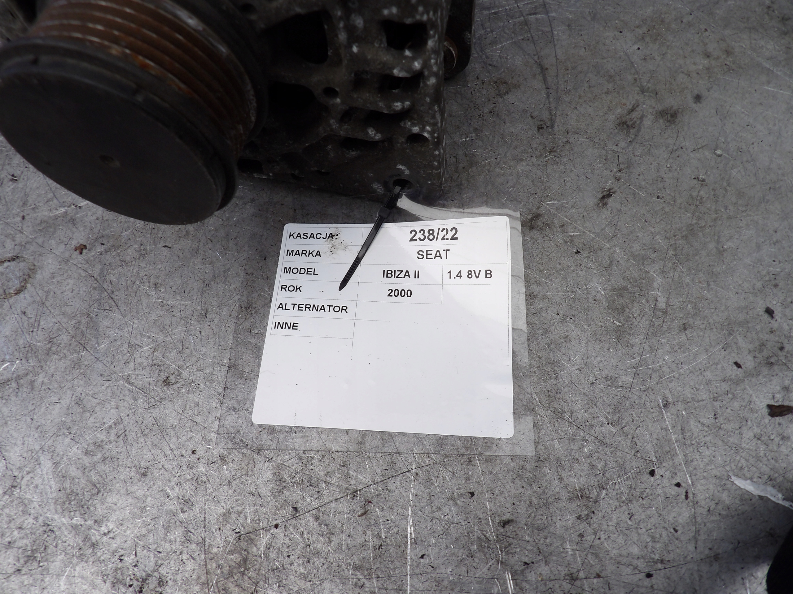 Seat Ibiza II alternator 1,4B