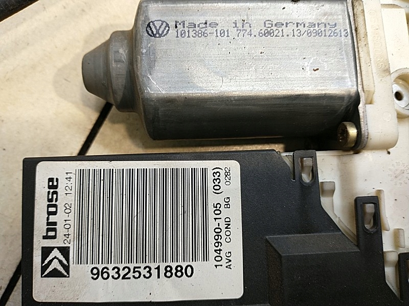 window regulator left front CITROEN C5 1.8i 16V 963