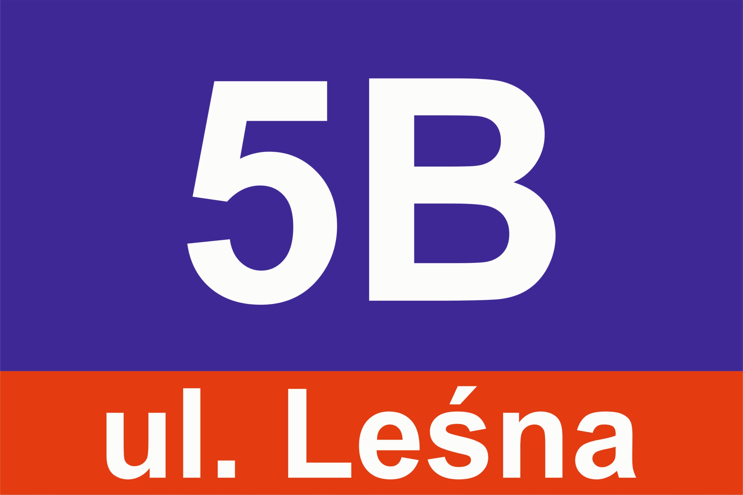 TABLICZKA ADRESOWA Z NUMEREM NA DOM 20x30cm