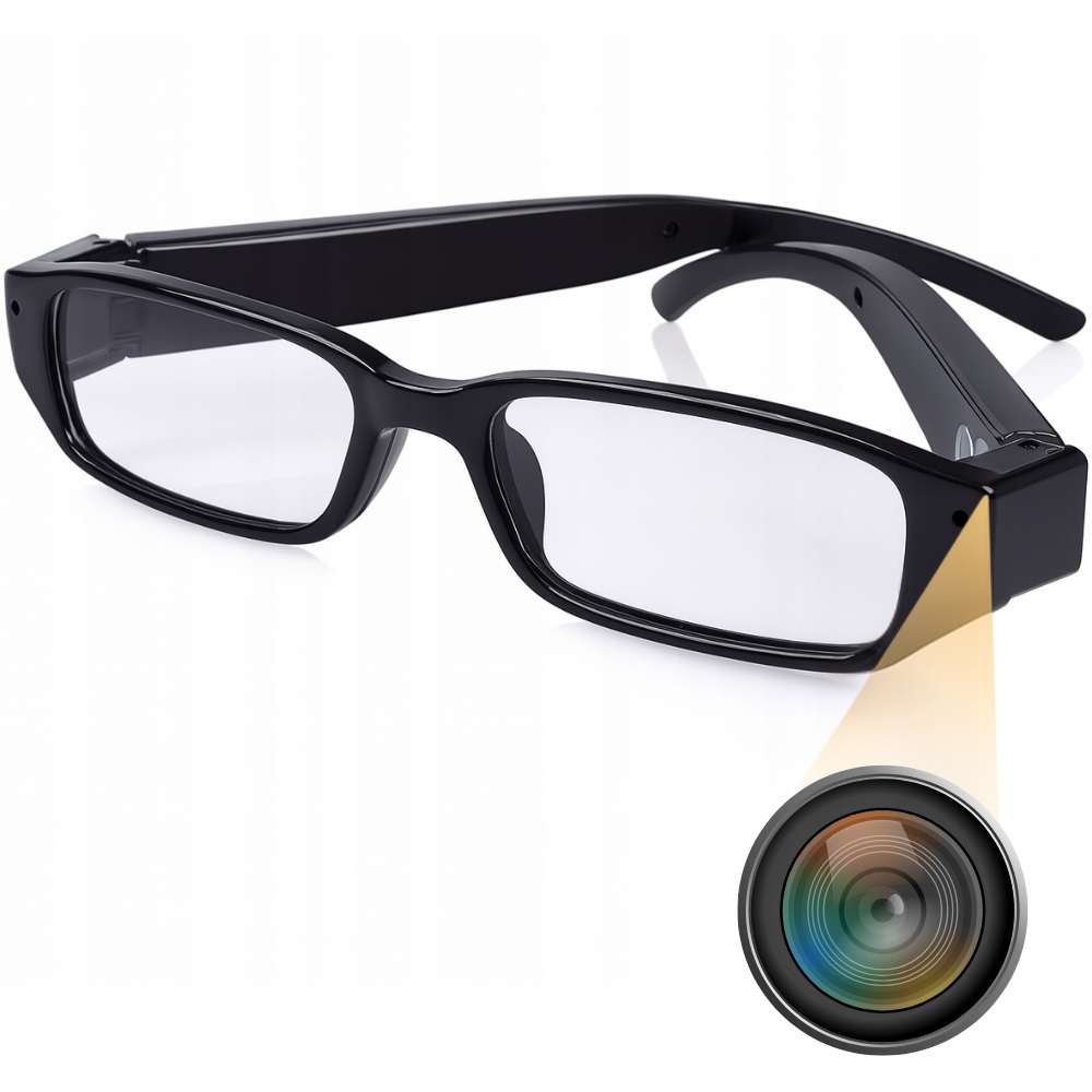 Mini Špionážní Kamera Ukrytá V Brýlích, Diktafon Nahrává Na Kartu