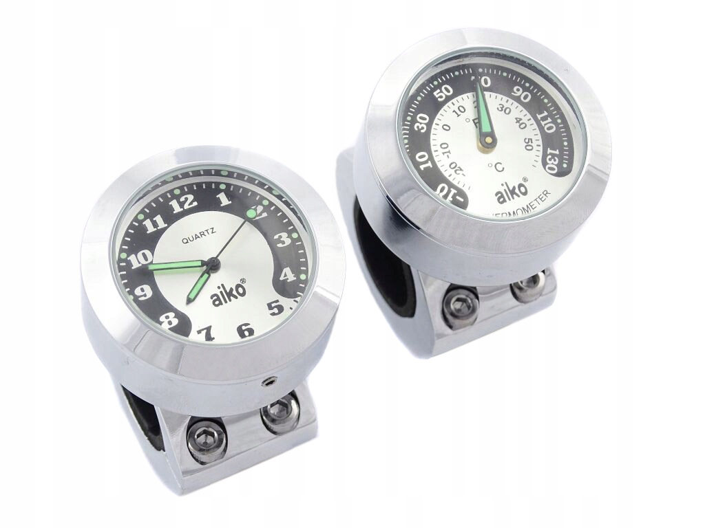 ZG-008+TR-008 - ЧАСЫ + ТЕРМОМЕТР ДЛЯ МОТОЦИКЛА