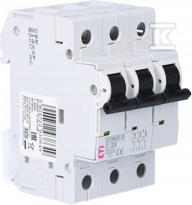 ETIMAT10 3P 10KA C 25A-VYPÍNAČ Nmp.