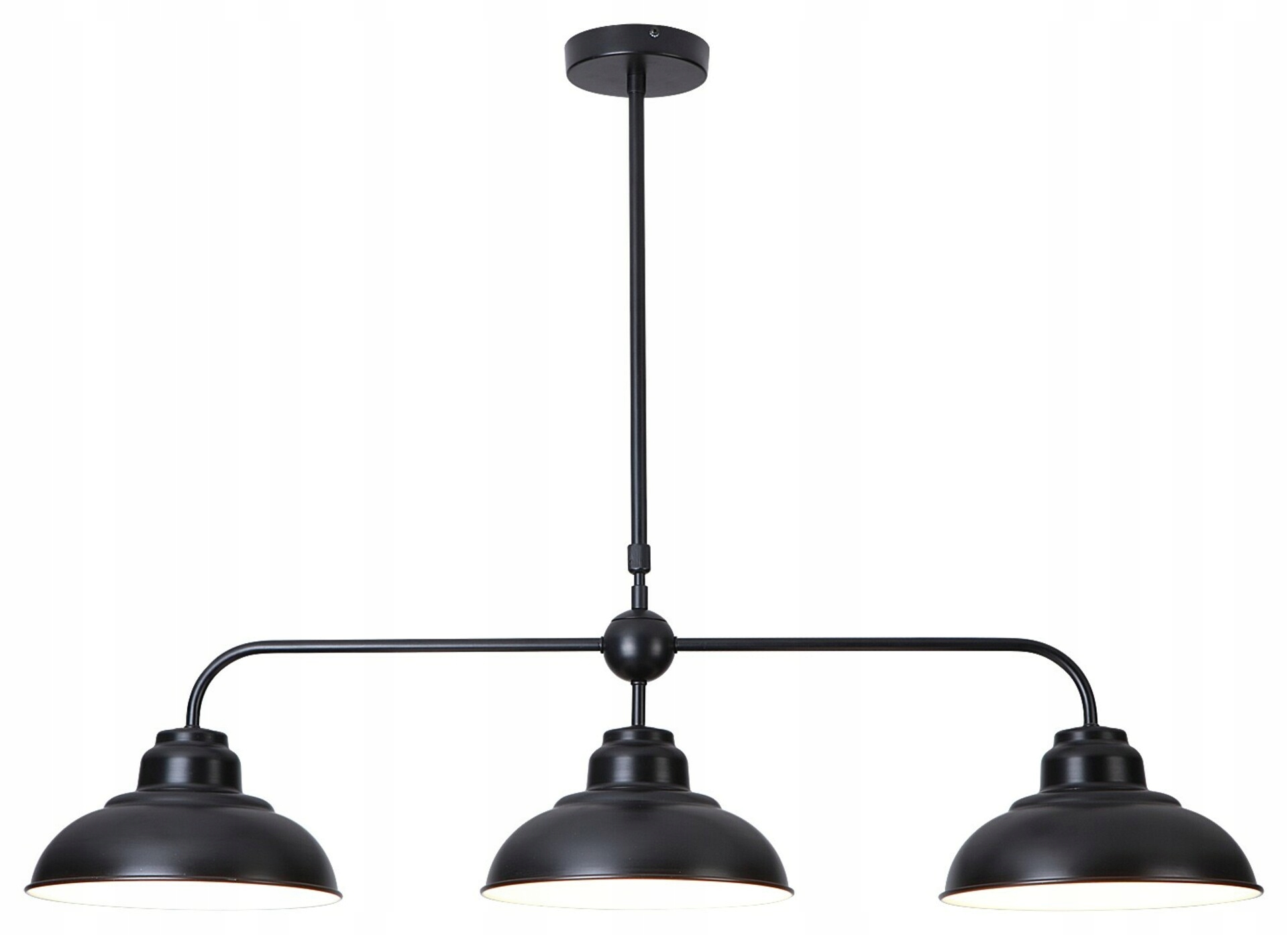 Rabalux Dragan závěsné svítidlo 3xE27, matná černá, industriální, 100 cm