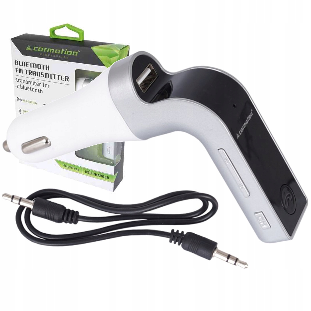 

Transmiter Fm Bluetooth Usb Sd Głośnomówiący 12V