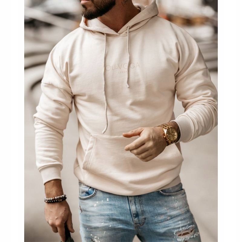 Bluza męska Olavoga Maxim L beżowa premium