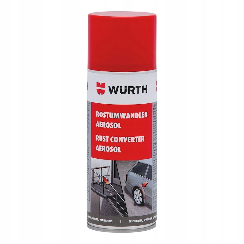 Wurth Konwerter Neutralizator Korozji Rdzy Spray 400 ml Neutralizuje Rdzę