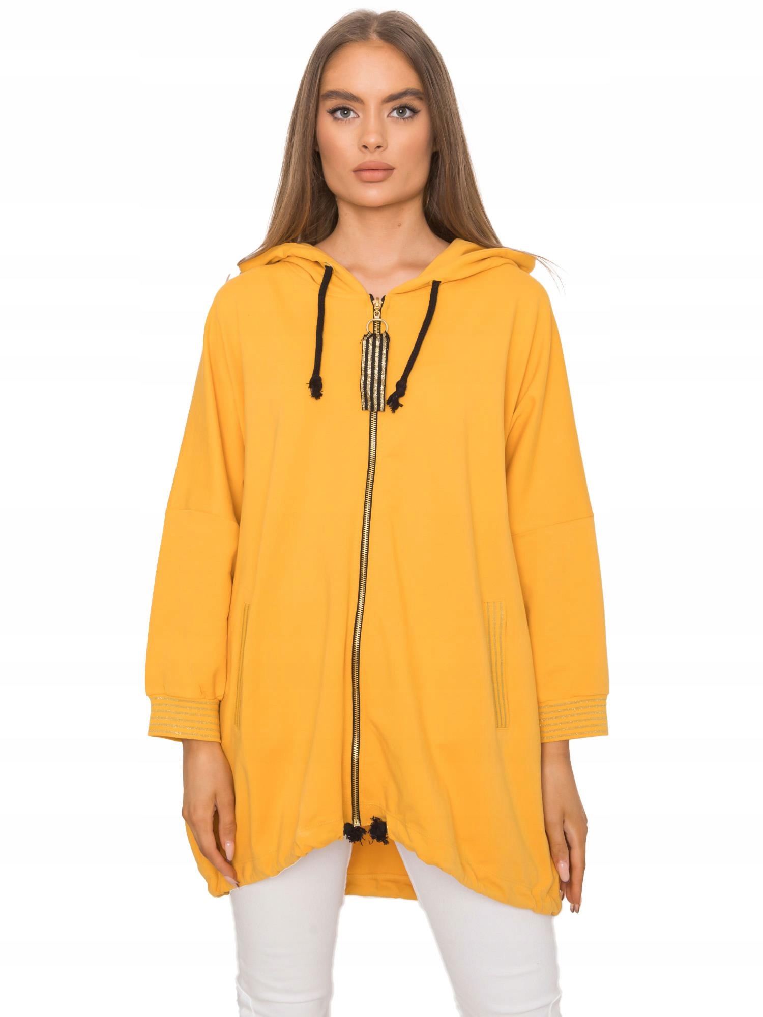 

Rozpinana Damska Bluza z kapturem bawełna L/XL