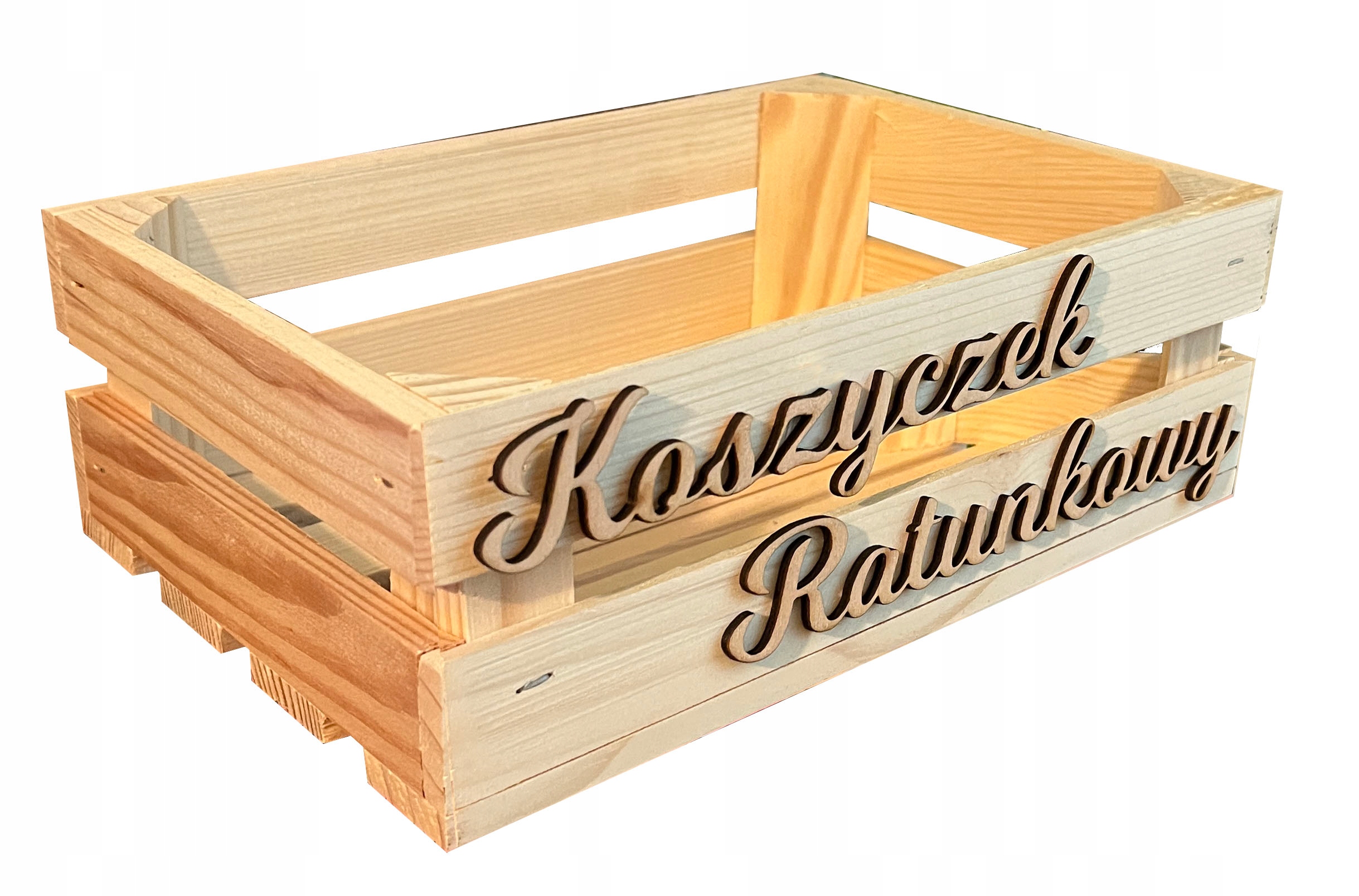 

Koszyczek Ratunkowy niezbędnik ślub wesele napis