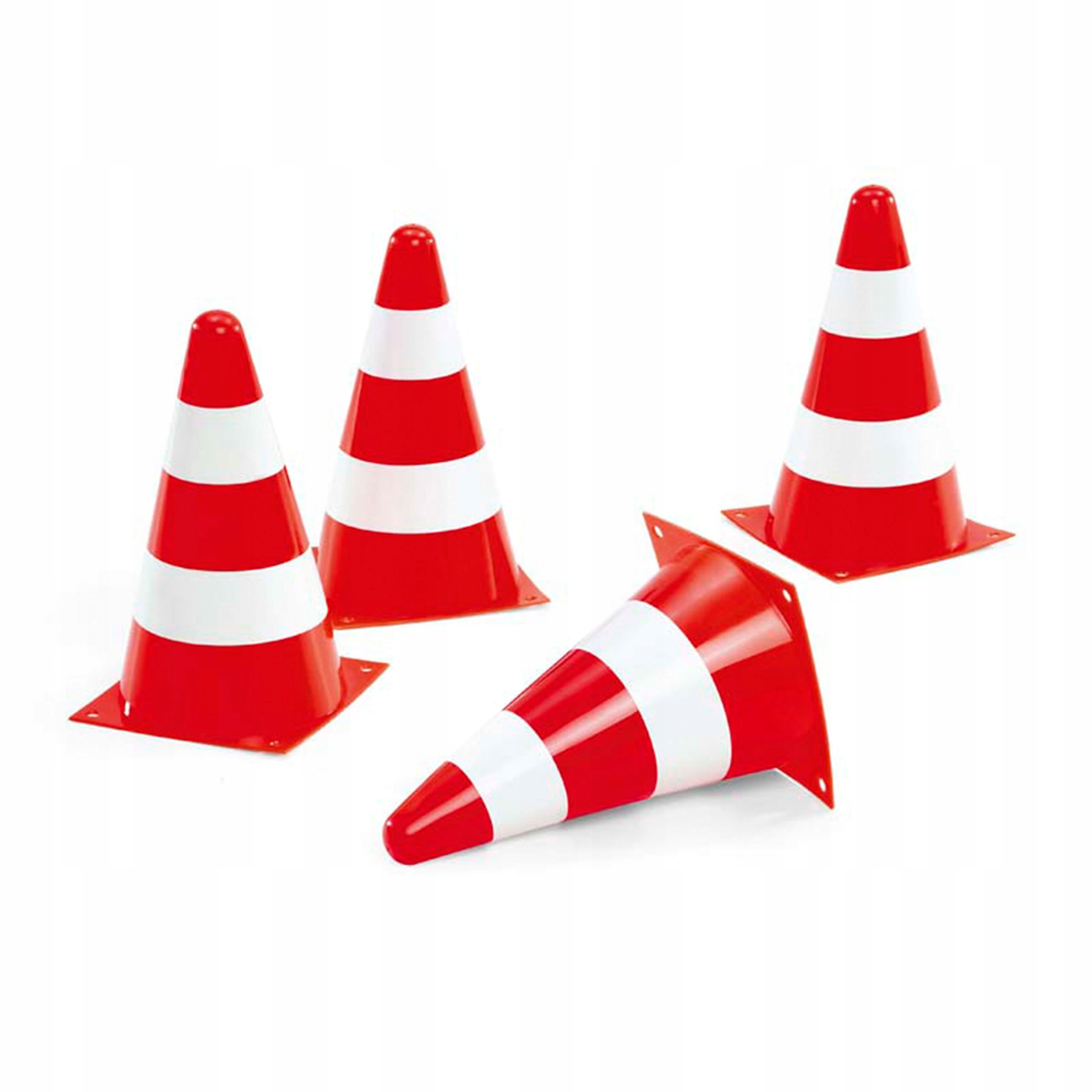 

Rolly Toys Pachołki drogowe 4 Ostrzegawcze pachołe