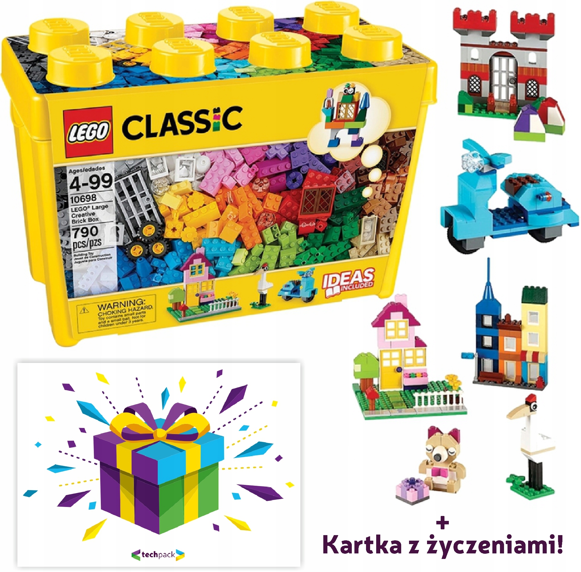 Lego Classic Kreativní Stavebnice 10698 790 dílků Přáníčka