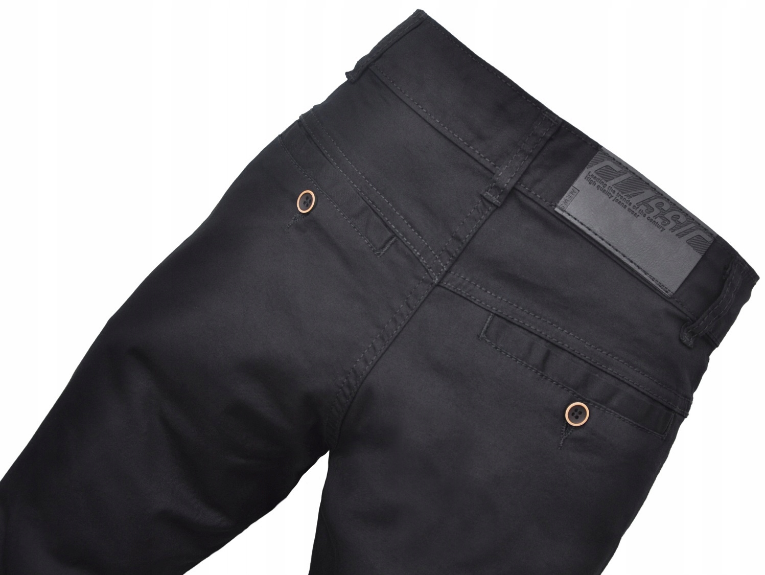 PEVO Spodnie czarne CHINOSY wizytowe eleganckie r 122/128 Marka Inna marka