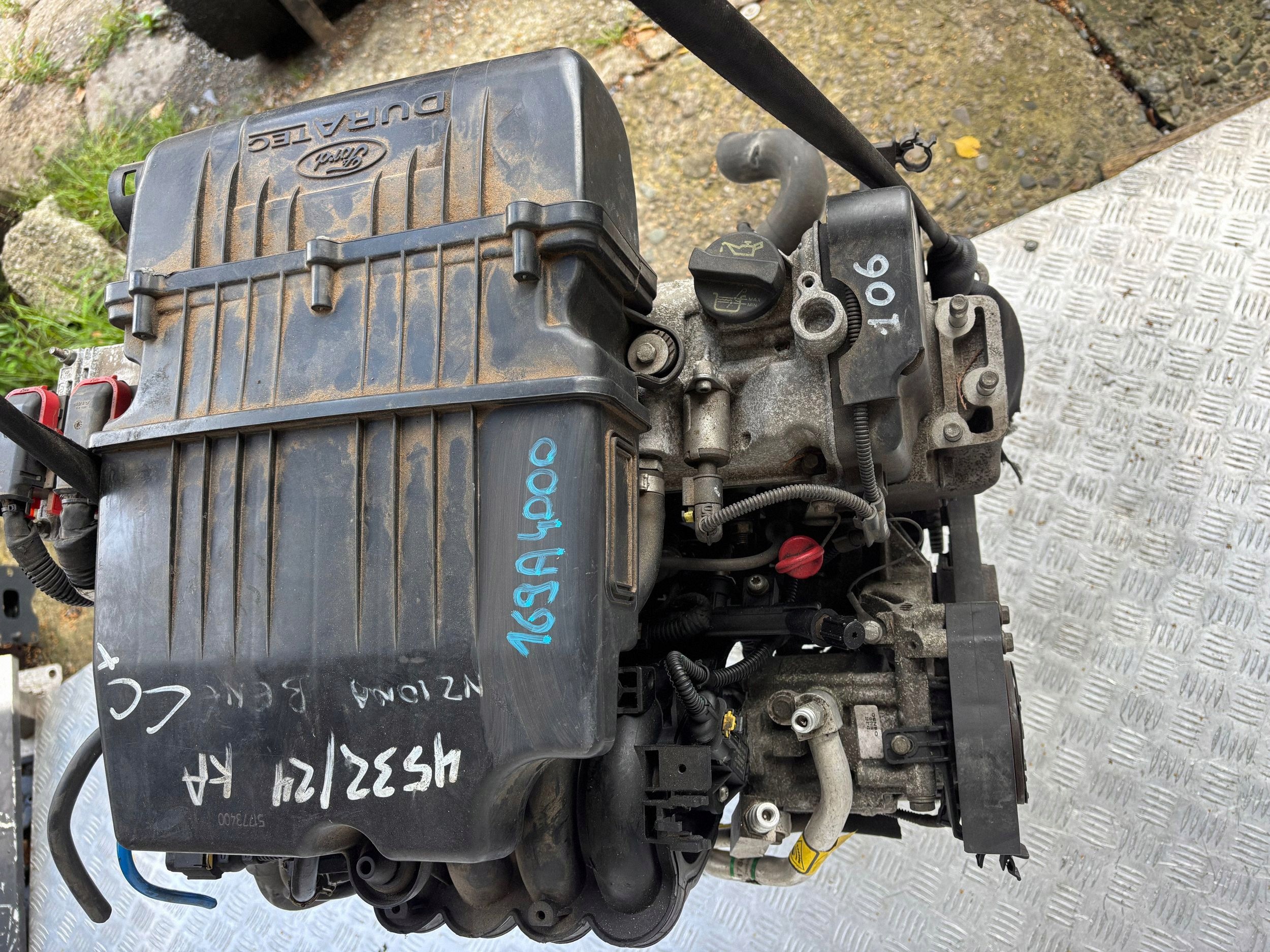 engine complete 169A4000 1.2 FORD KA FIAT 500