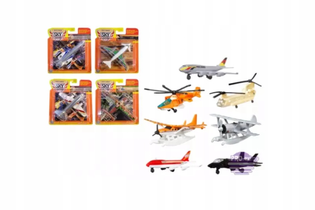 Matchbox Samolot SkyBusters HHT34-9C6N 55845 PRO-EXIMP