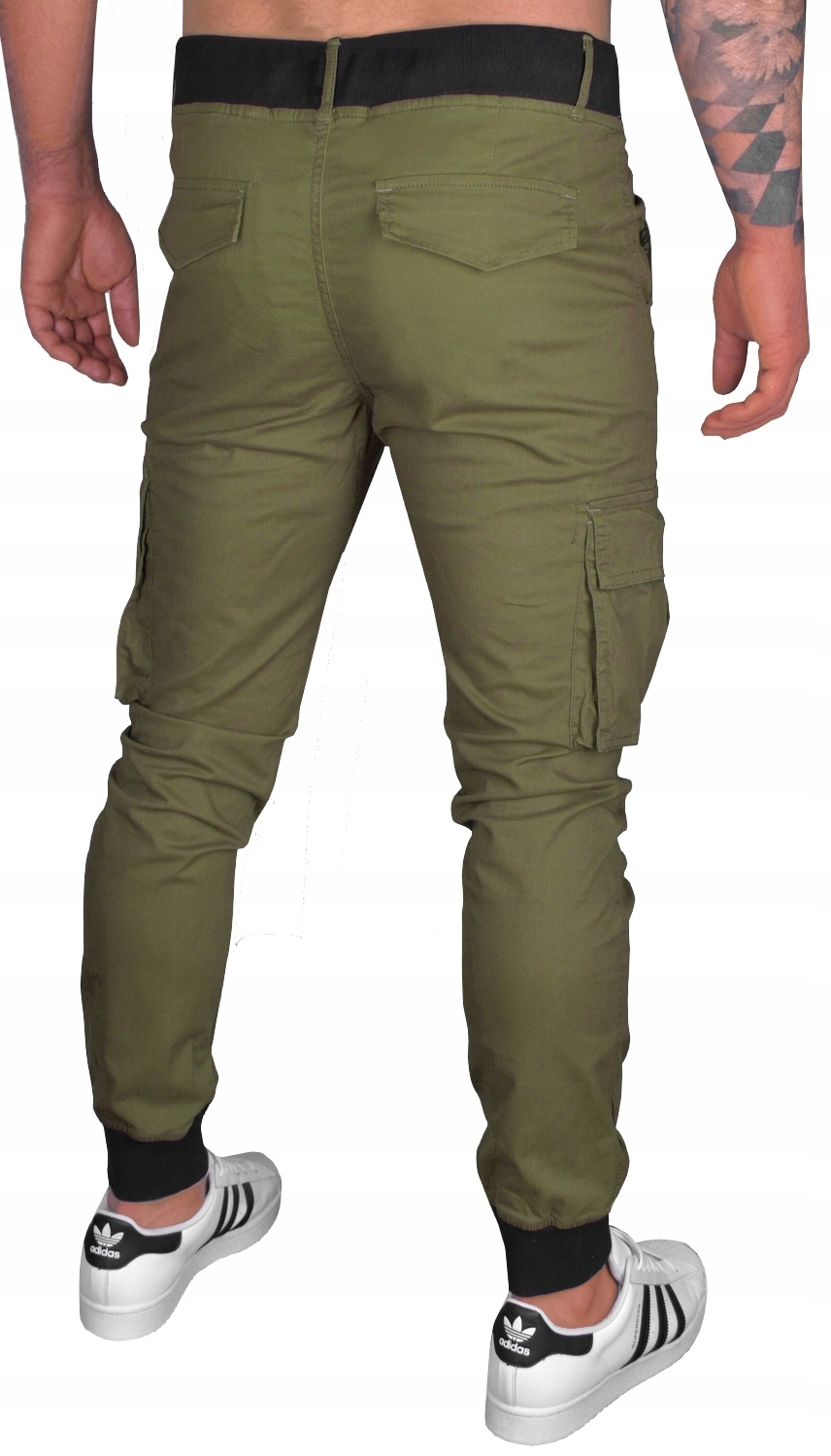 BOJÓWKI MĘSKIE SPODNIE ELASTYCZNE JOGGERY JAKOŚĆ Rozmiar M