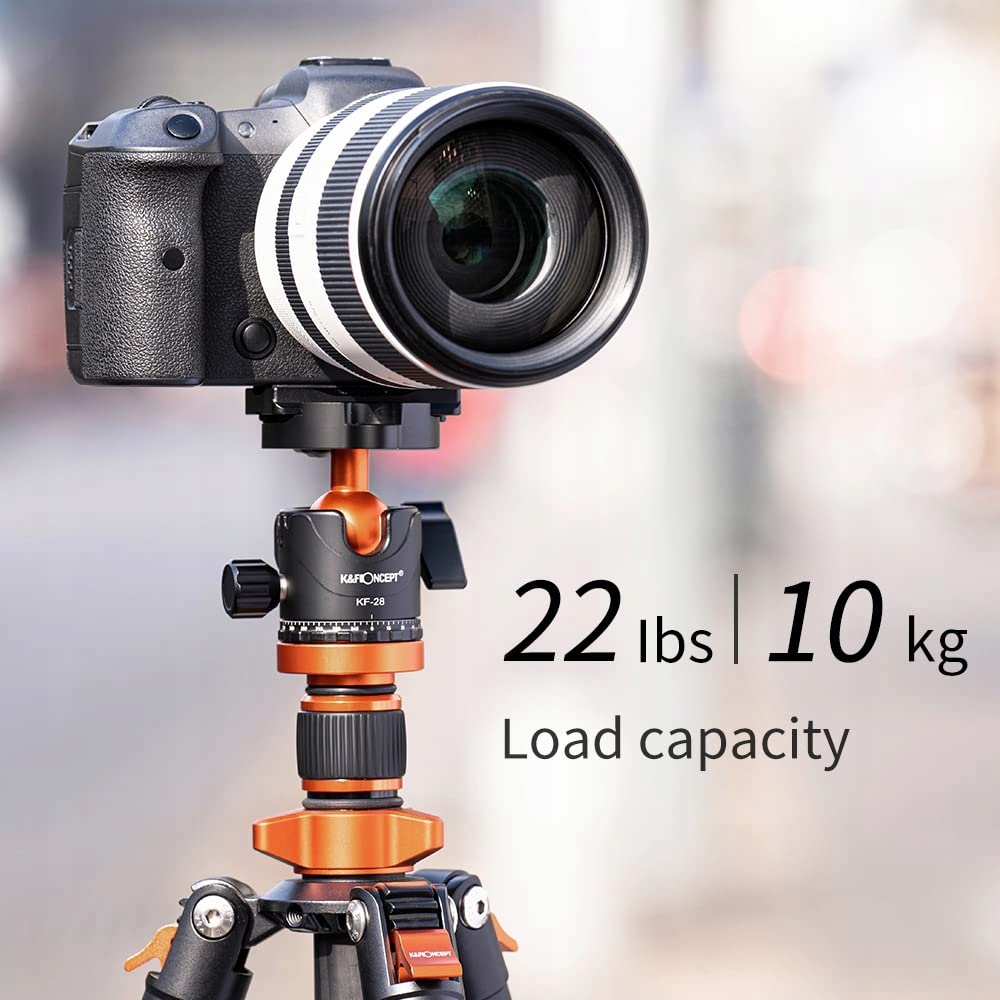 K&F CONCEPT Statyw Węglowy Kompaktowy Podróżny Z Funkcją Monopodu — miniatura 9