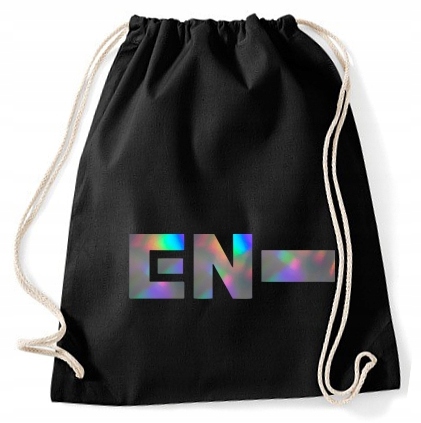 

Worek Enhypen K-pop czarny holograficzny