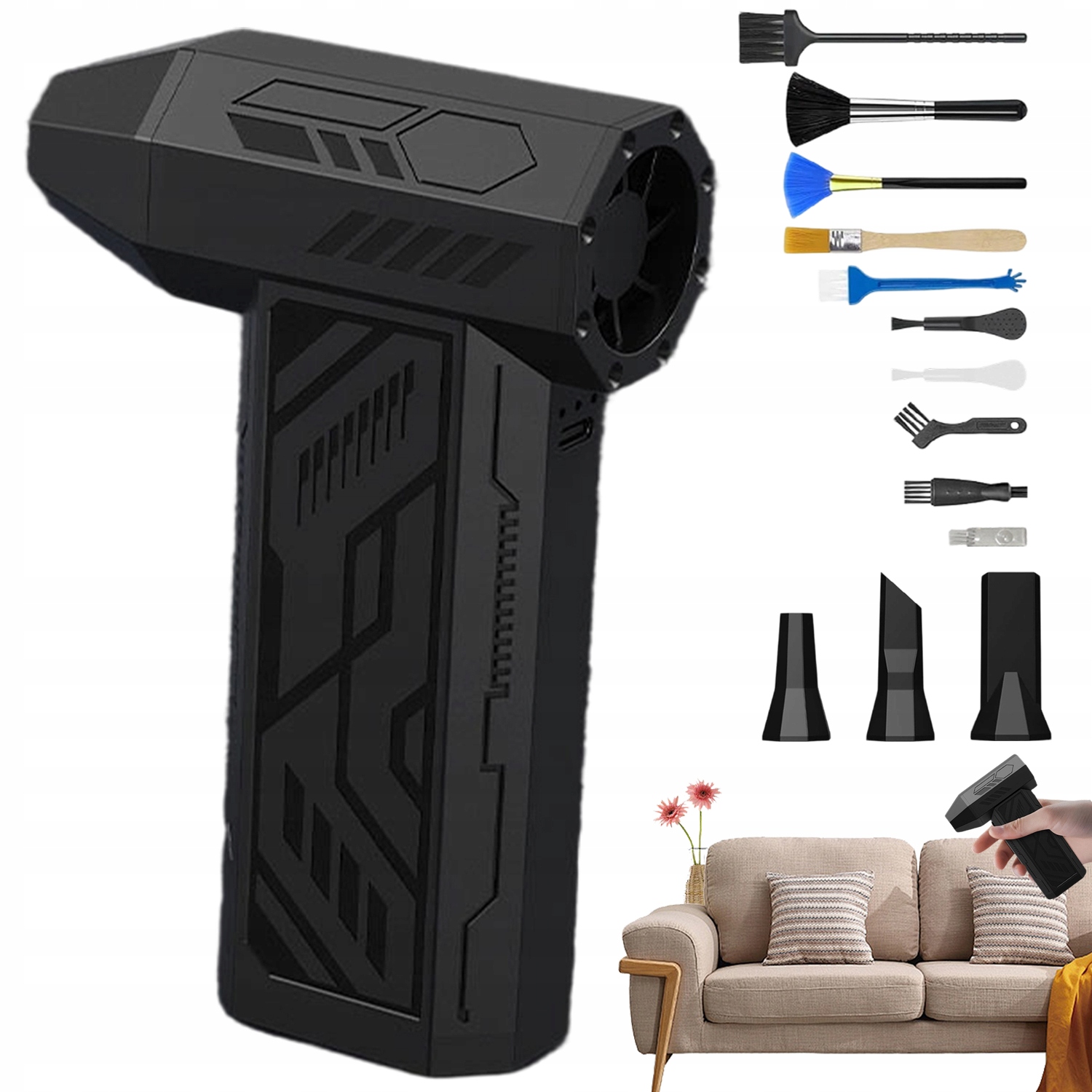 Výkonný Bezkartáčový Elektrický Dmychadlo S Regulací Rychlosti V Režimu