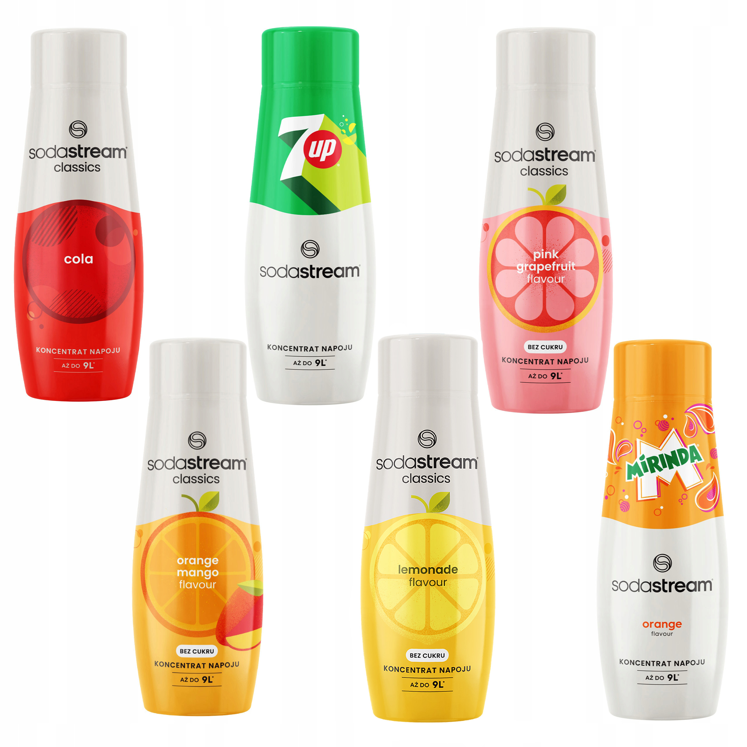 Levně Sodastream Sada koncentrátů pro 6 příchutí sirupů