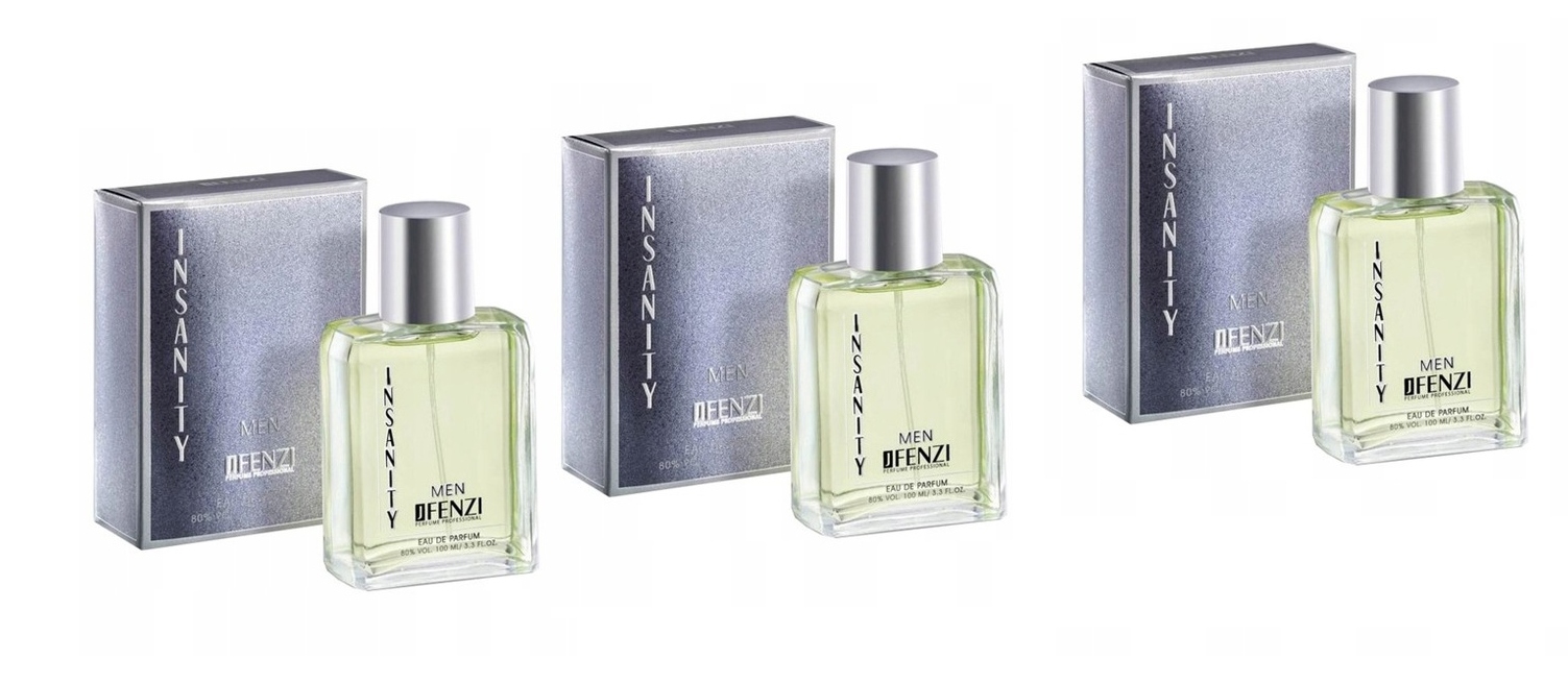JFenzi Insanity Men 3x100 ml parfémovaná voda