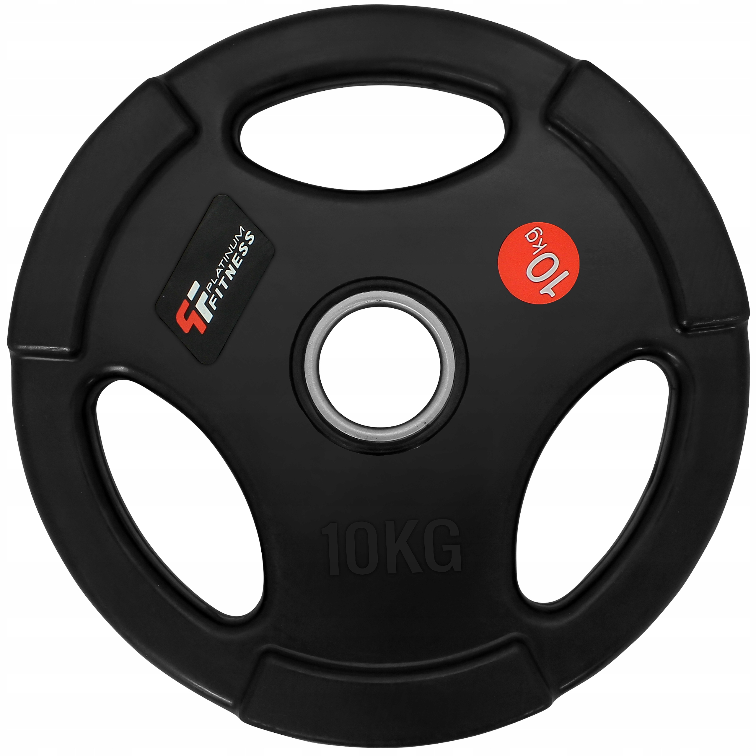 OBCIĄŻENIE OLIMPIJSKIE W GUMIE ŻELIWNE OGUMOWANE KIEROWNICA 50MM 10KG