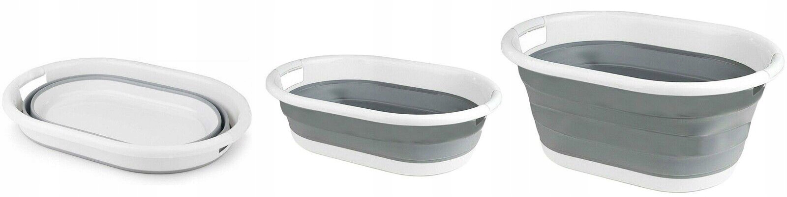 KOSZ MISKA NA PRANIE WANIENKA MIEDNICA TURYSTYCZNA SILIKONOWA SKŁADANA XXL Marka Gockowiak