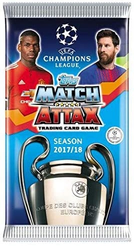 Karty Piłkarskie Match Attax Champions League 2017 2018 Saszetka 6 Kart