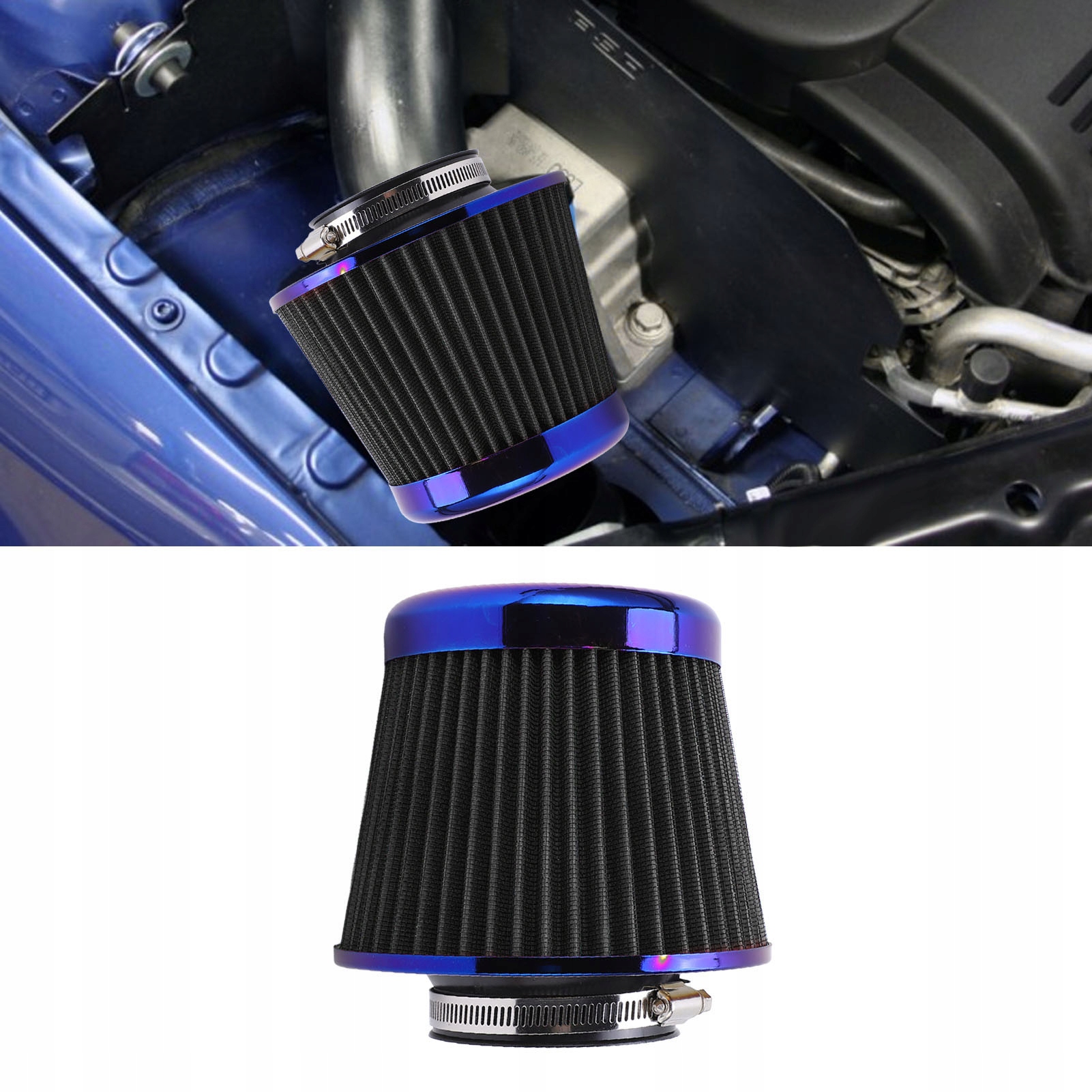 Samochodowy filtr powietrza wlotowego 3 cale/76 Numer katalogowy części 1618220028111