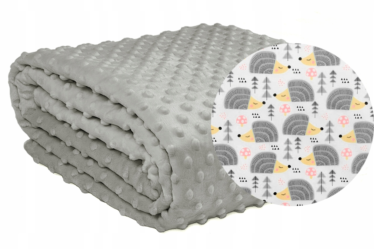 

Narzuta Na Łóżko Dwustronna Koc 80x180 Minky