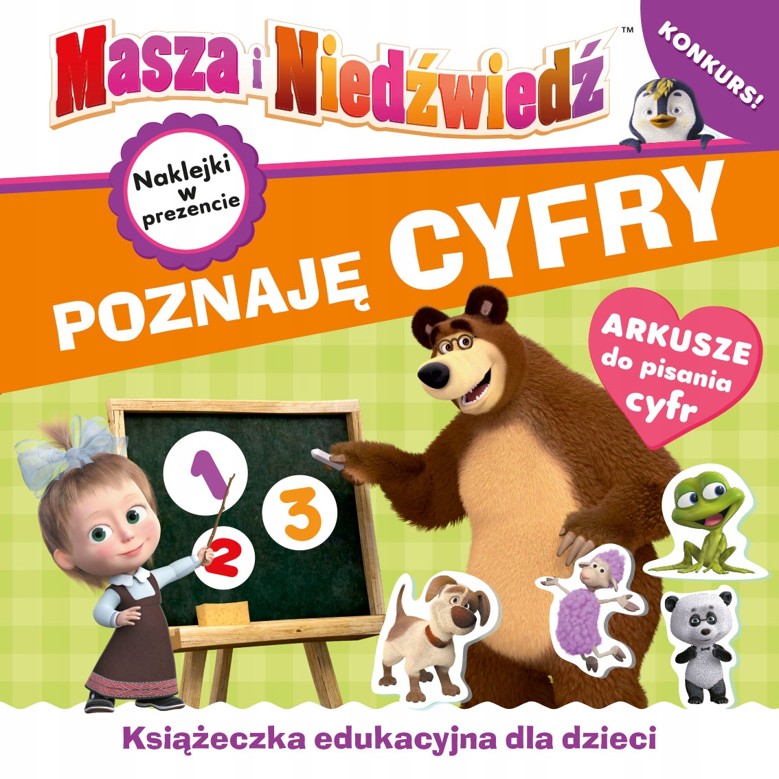

Książeczka Ferment Masza Niedźwiedź Poznaję Cyfry
