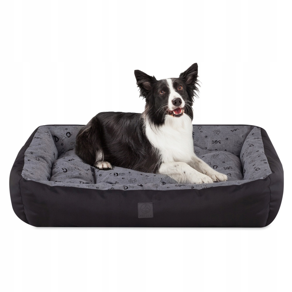 Levně Pelíšek pro psa Voděodolné Potah Polštář Matrace Pohovka Šedá 95x75