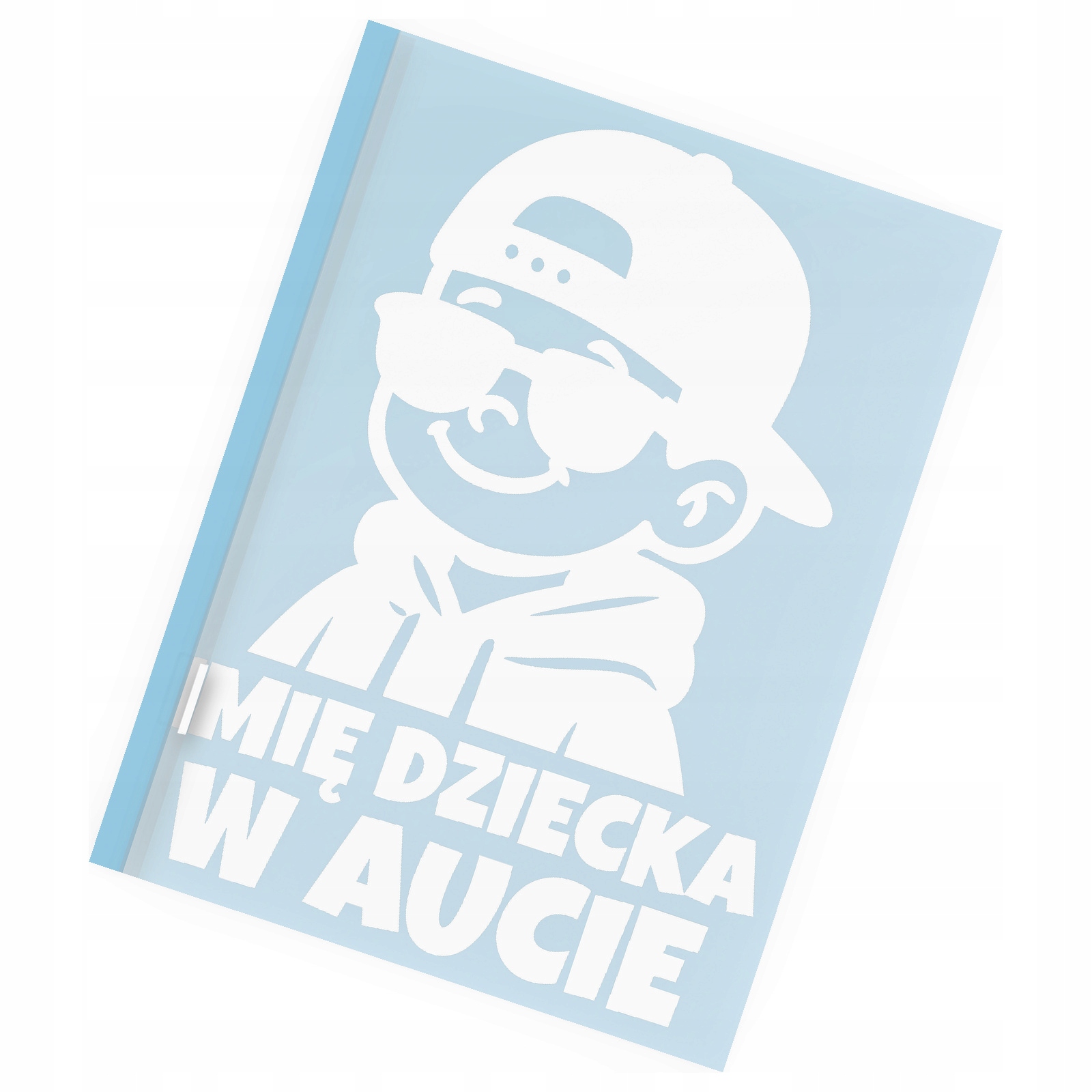 Naklejka na samochód Imię dziecka w aucie personalizowana Chłopiec