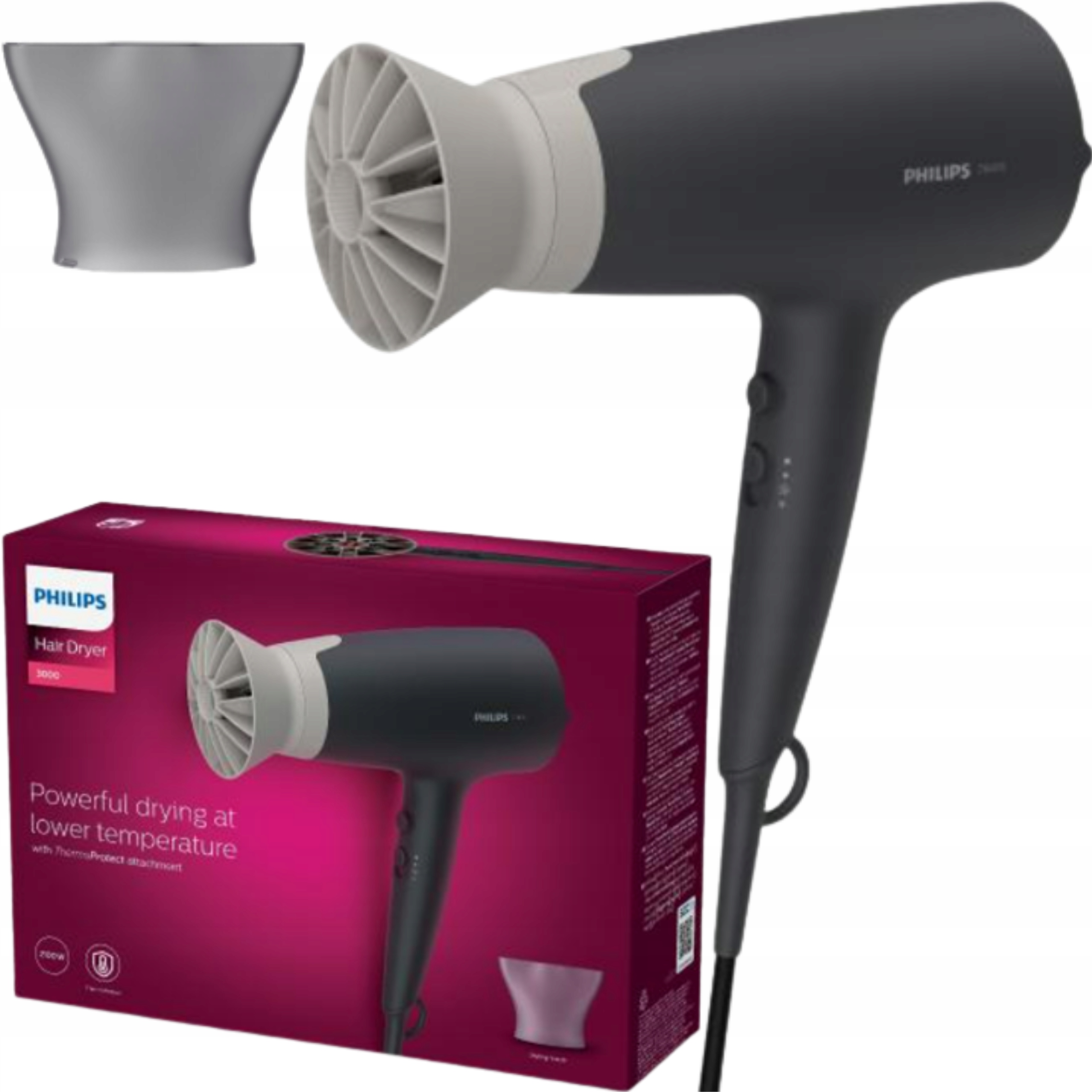 

Suszarka Do Włosów Z Jonizacją Philips Pro Dyfuzor