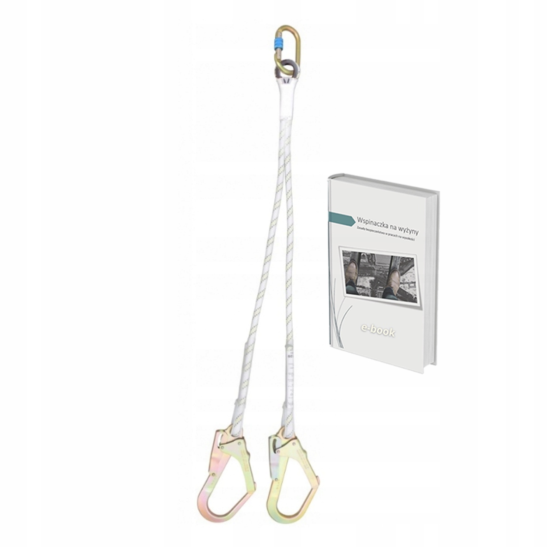 Podwójna lina kotwicząca pozycjonująca Irudek Nexion 259 Y 1,8m haki