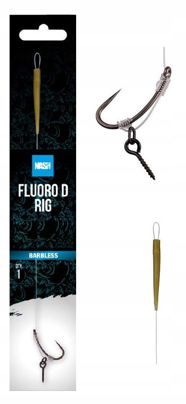 Przypon Nash Fluoro D Rig Rozmiar 8 Barbless