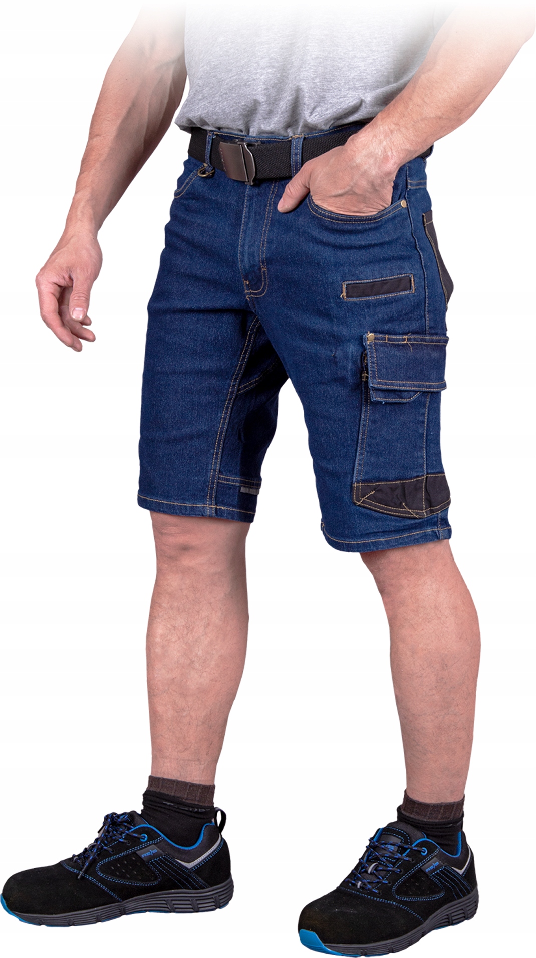 

Spodnie robocze krótkie Jeans elastyczne Stretch