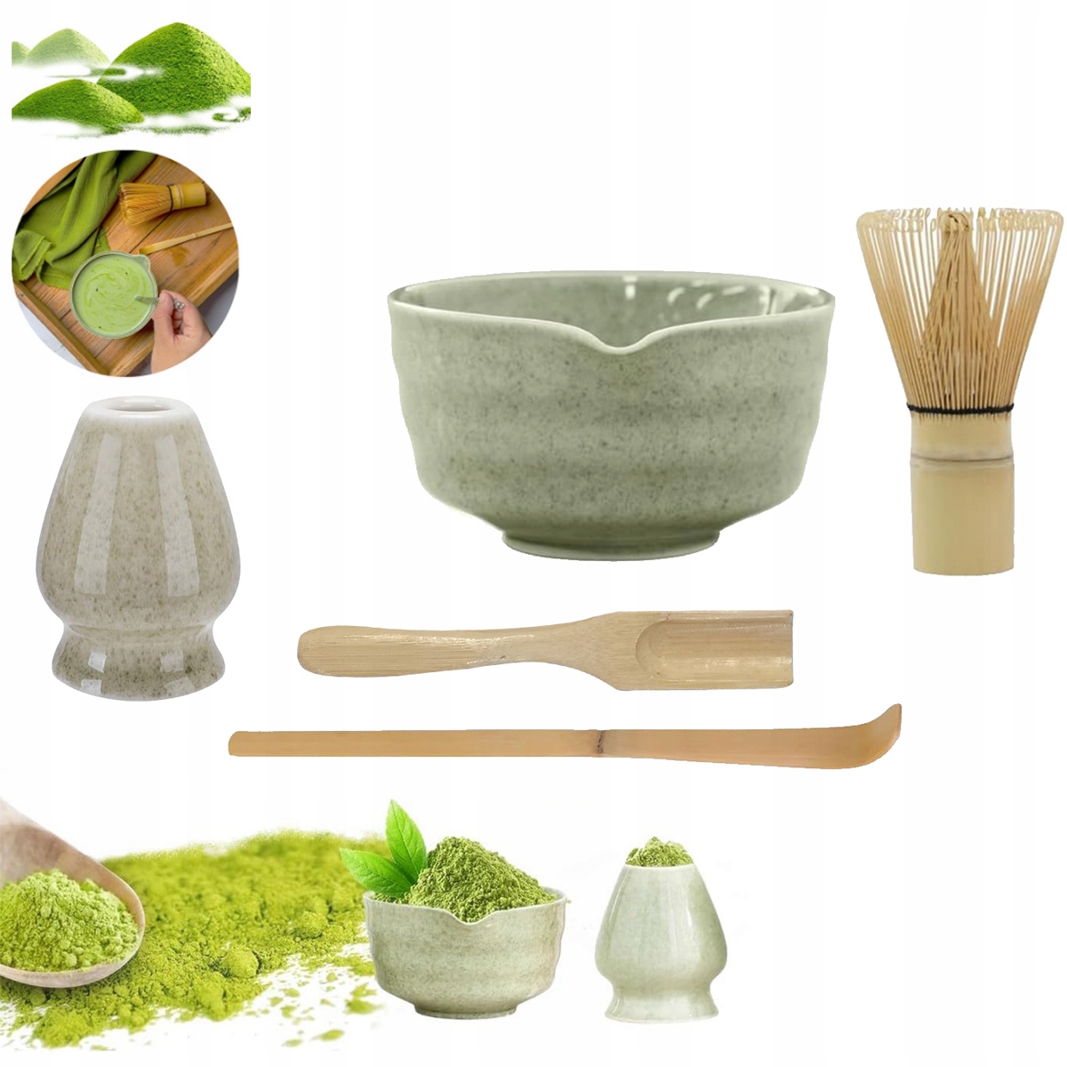 Dárková Sada 5 Ks Na Čaj Matcha Sada Na Vaření Matchy Lžíce