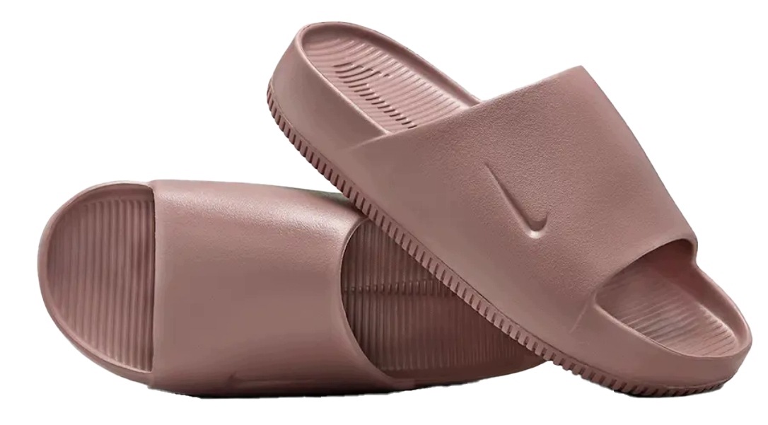 Nazouváky Nike Calm Slide Kouřově fialové bazénové DX4816-201 43