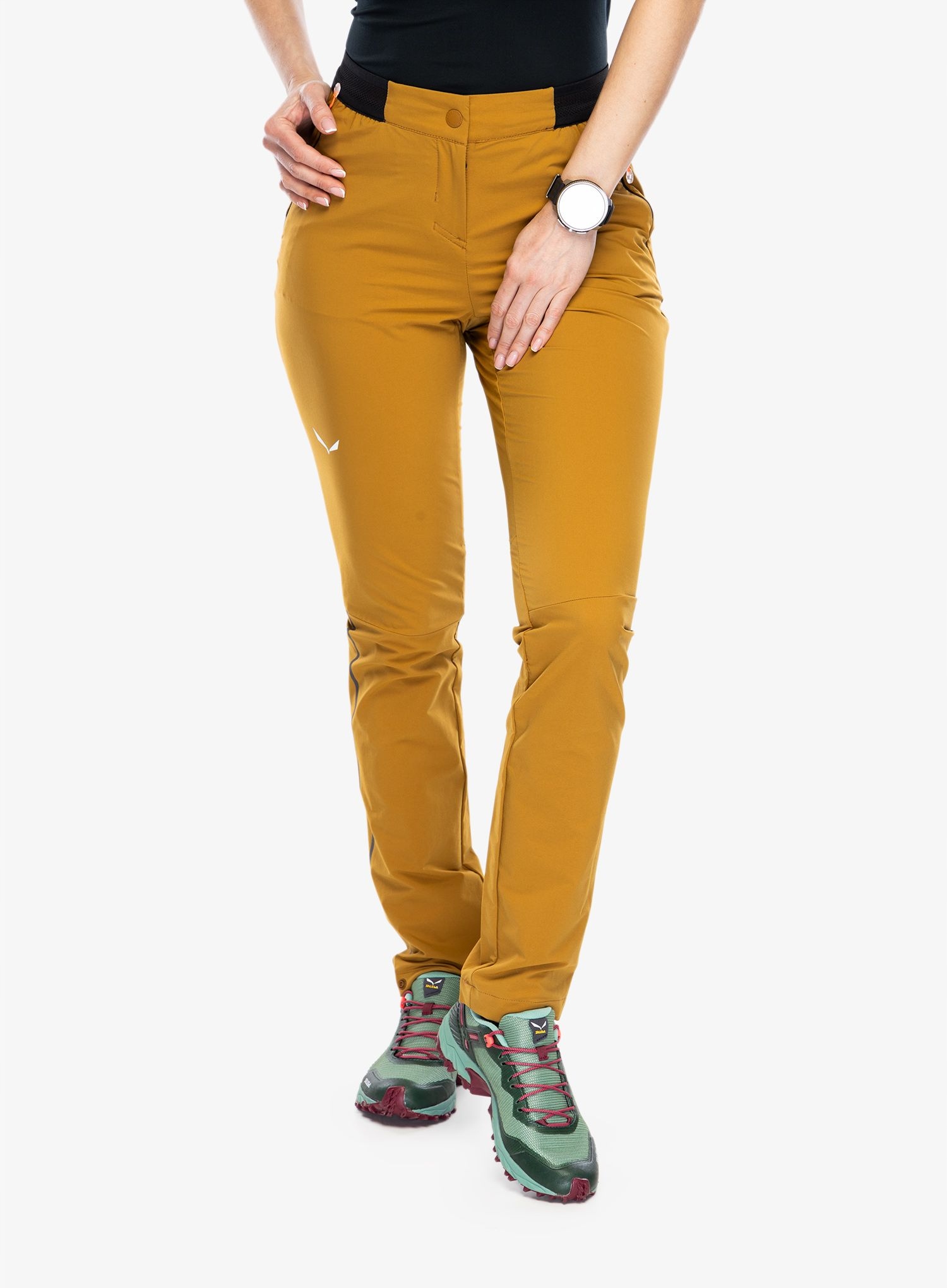 Dámské turistické kalhoty Salewa Pedroc 4 Dst Reg Pant g.brown 34 (xs)
