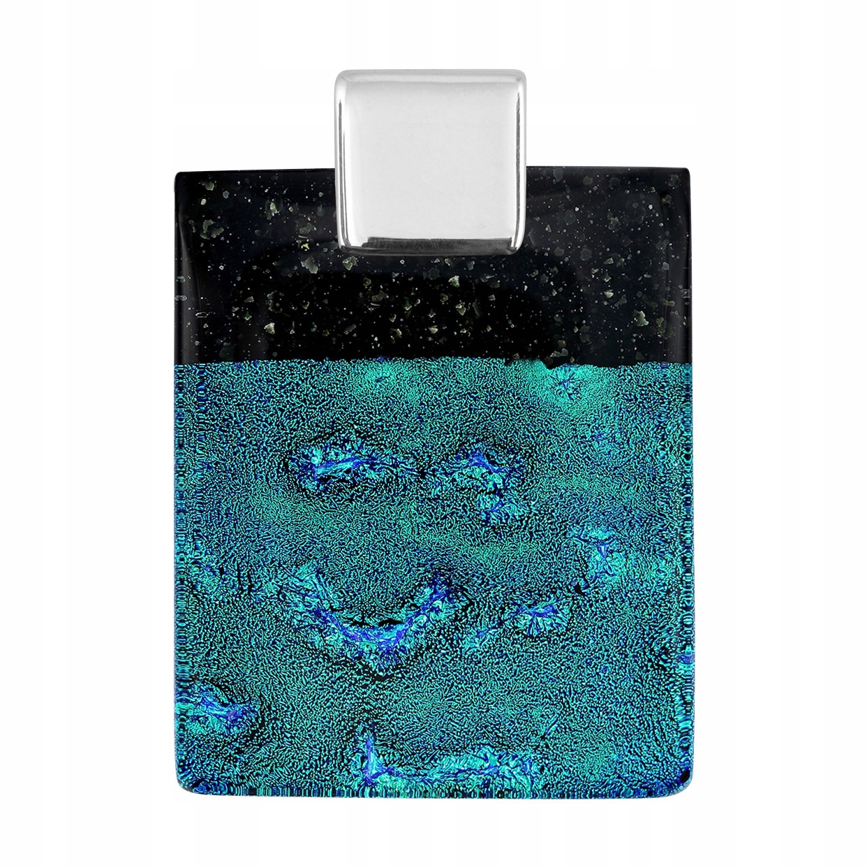 Dámský přívěsek Harf zelené sklo murano