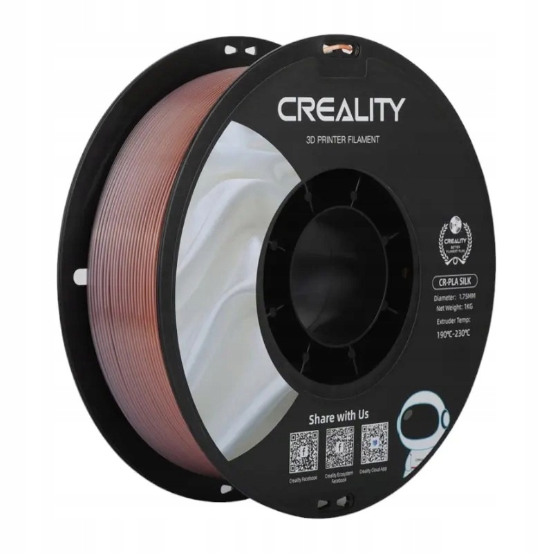 Filament CR-Silk Pla Creality tęczowy 1,75 mm 1 kg