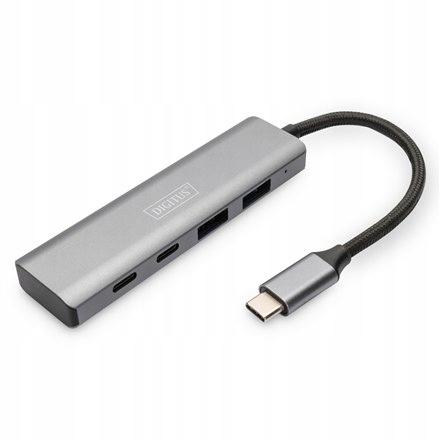 Digitus Usb-c 4-portowy Hub 2x Usb-a 2x Usb-c Ge