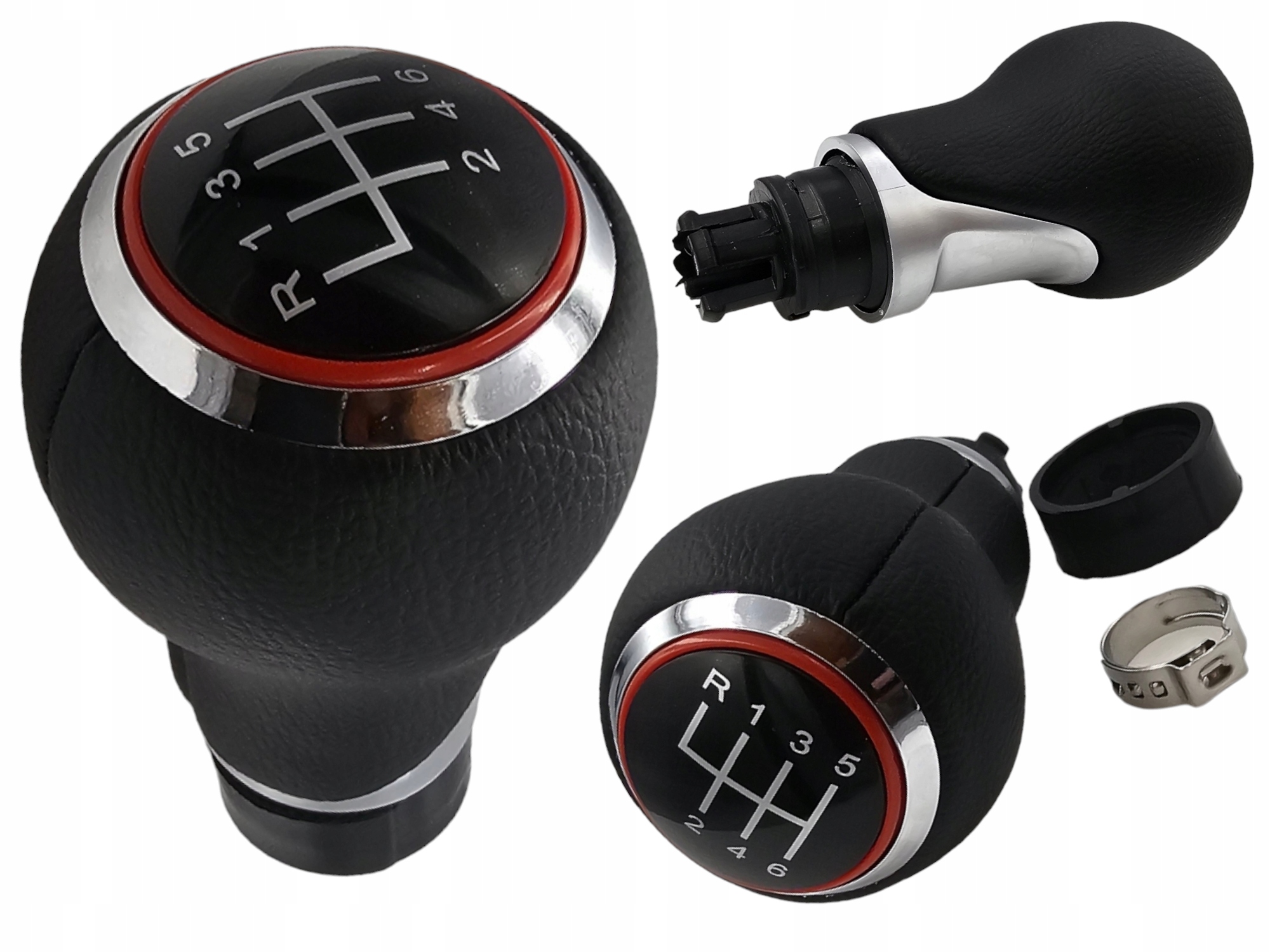 KEMUZ Audi Türprojektionslichter - 4 Ringe + Schriftzug LED Für A4 A5 A6 Q5 Q7