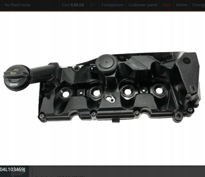 POKRYWA GŁOWICY CYLINDRA VAG Producent części Volkswagen OE