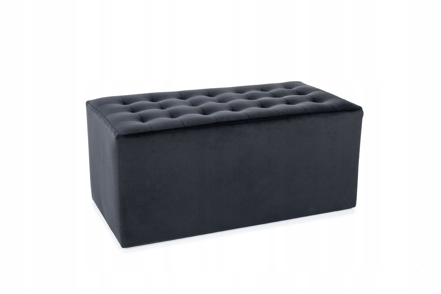 PUF LORI 2 VELVET CZARNY BLUVEL 19